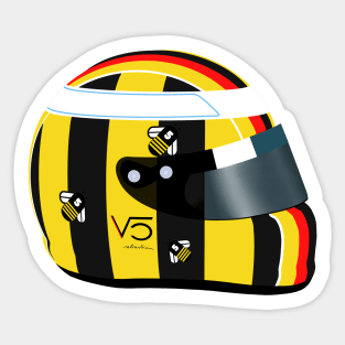 Sebastian Vettel - Save The Bees Helmet Sticker